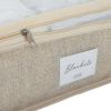 2 Pack Under the Bed Storage Bag in Beige Nonwoven
