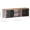 TV Stand 47.2"x11.8"x15.7" Rough Mango Wood